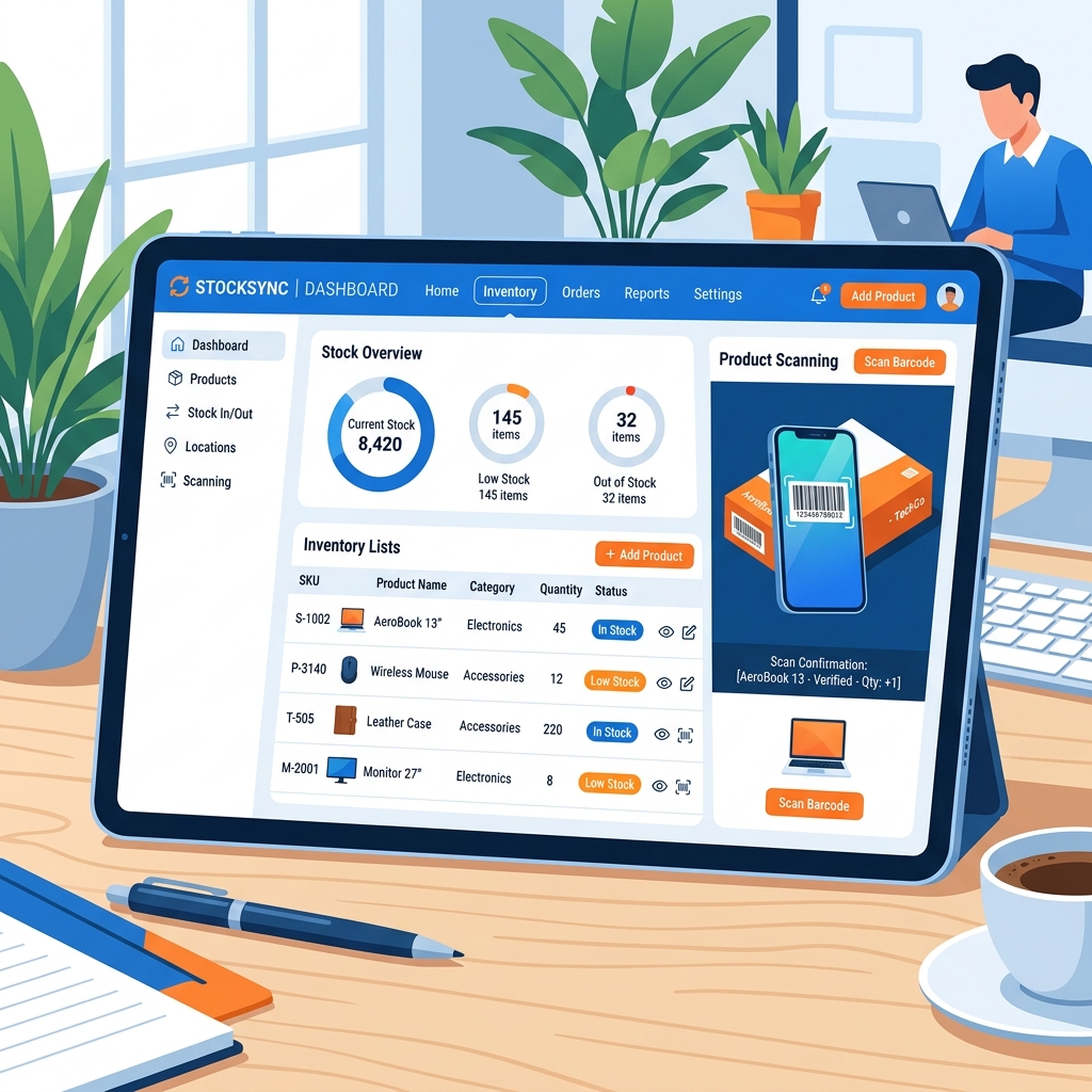 Stock Manager Interface